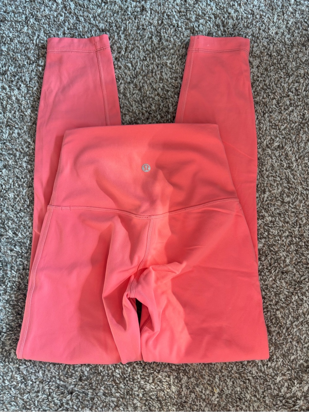 lululemon athletica Coral Pink High-Rise Leggings